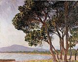 Les Nereides Paintings - Beach in Juan-les-Pins by Claude Monet